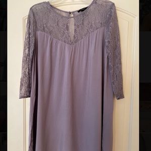 Lavender lilac lace dress size small